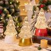 LED Light Up Christmas Tree Decoration Luminous Desktop Ornament Decors Gift