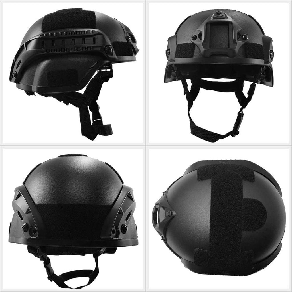 T.D.Well MICH 2000 SWAT Tactical Helmet for Kids, Black (Head Circumference: 53-57cm)