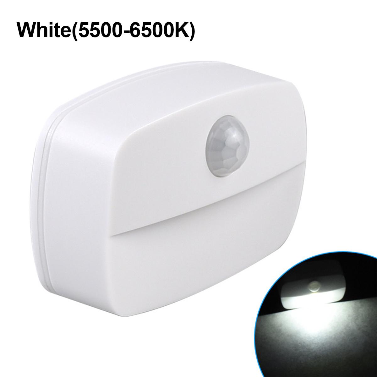

Motion Sensor LED Night Light Lights Indoor Lamp Mini Battery Operated Wireless Soft Wall Cabinet Hallway Lighting Kids Sleeping