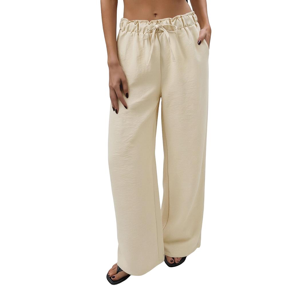Women's Loose Wide-Leg Pants, Casual Loose-Fitting Pants With Pockets