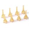 30pcs/bag 3D Tower Pendant Decoration Object Creative Tower Design Decoration Craft For Home DIY Jewelry Accessories