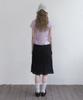 Mosyupamosyu Lace Midi Skirt [Black]