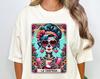 La Chismosa Tarot Card Tshirt, Funny Mexican Chisme Tshirt, Spanish Latina Skeleton Chola Catrina Skull T-Shirt