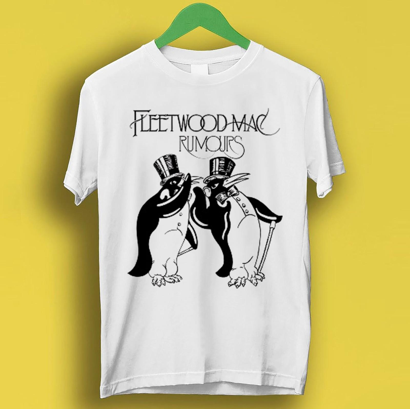 Fleetwood Mac Пингвины Рок-группа Музыка Бестселлер Подарок Футболка P2830 XL