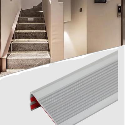 1PC 118.11in Stair Edging Strips Self-Adhesive Nosing Strip For Stair Corner Protection Decor Cover Anticollision Antiskid Strip