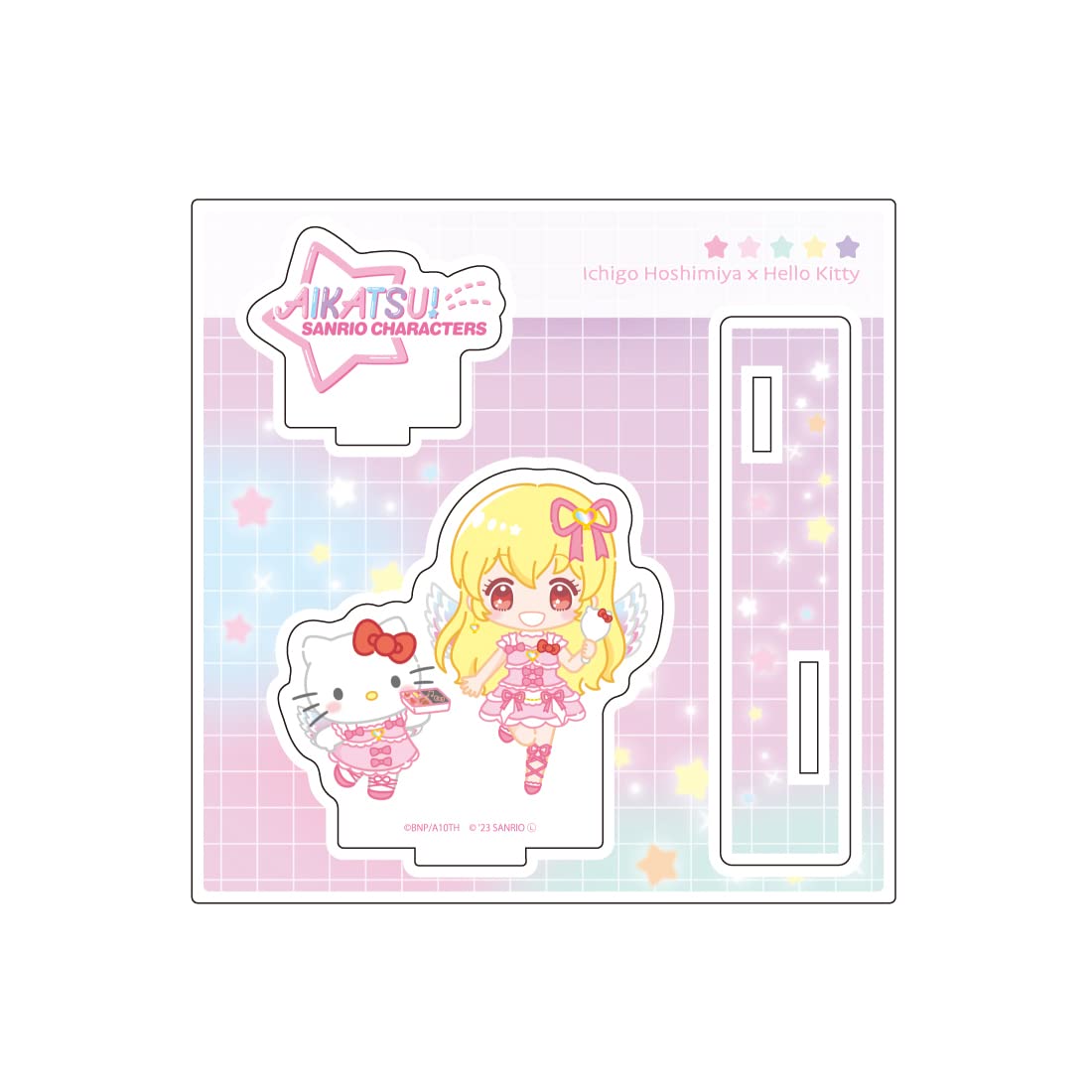 

A3 x Sanrio Characters 01 Hoshimiya Ichigo x Hello Kitty Акриловая фигурка персонажа Aikatsu! [Мини-иллюстрация]