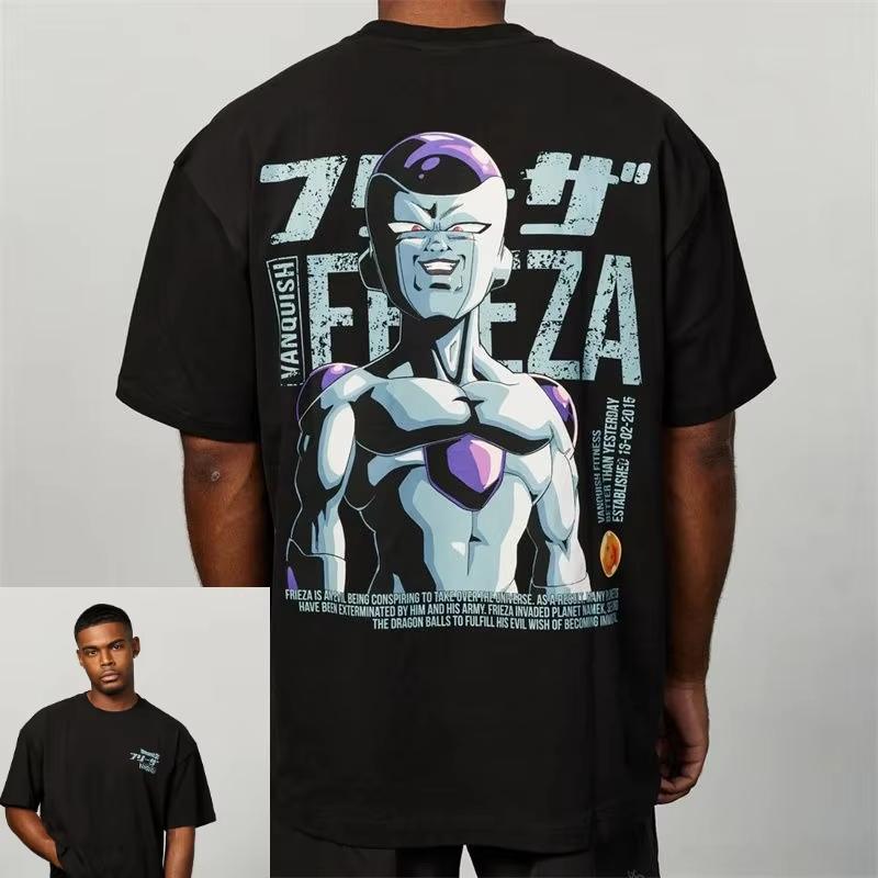 Dragon Ball Goku Namek Saga Tshirt Super Saiyan Transformation Graphic Tee Black Anime Cotton Top VANQUISH Official 4XL