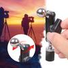 1/4inch Thread to 17mm Ball Head Joint Base Double Socket Arm Extension Arm Motorcycle Bike Phone Mount Camera Lighting
