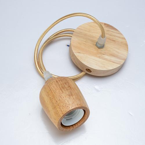 Wood Pendant Lamp E27 Wooden Pendant Lights for Bedroom Home/living Room Decor Natural Color Vintage Hanging Lights Fixture