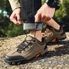 Hot Sale Fashion Brown Trekking Sneakers Men Breathable Mens Hiking Shoes Big Size 46 Anti-slip Travel Sports Shoes Men Trainers