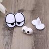 Large Mixed Packaging Cartoon Eyes Black Eyes White Base Plastic Children's Crafts Model Dolls Toys Ornaments AdornmentL