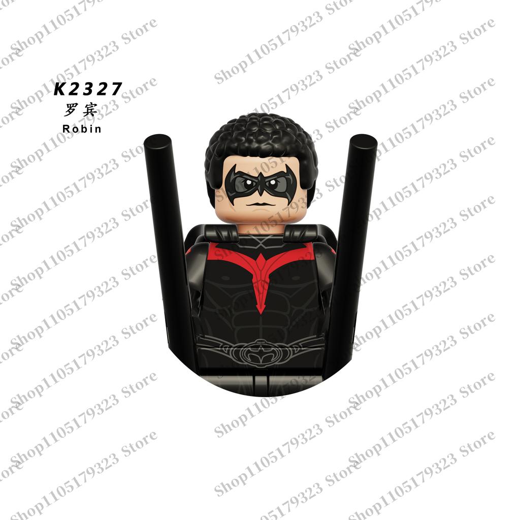Hot building block toys children's mini brick Superhero Joker Two-Face Robin assembly toys party festival collection gifts