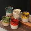 Source Ceramic Kiln-changed Teacup Creative Latte Flow Glaze Master Cup Retro Coarse Pottery Single Cup