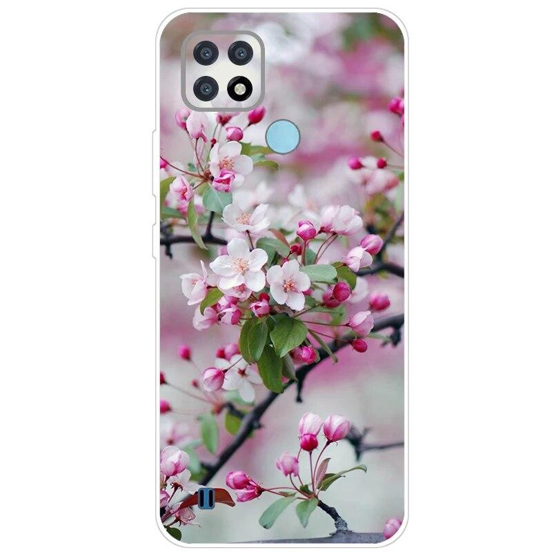 Realme C21 Hülle 6.5'' Klar Silikon Fudnas Weiche TPU Hülle Für Realmi C21 2021 Hülle C 21 Handyhüllen Rückseite RealmeC21 Bumper