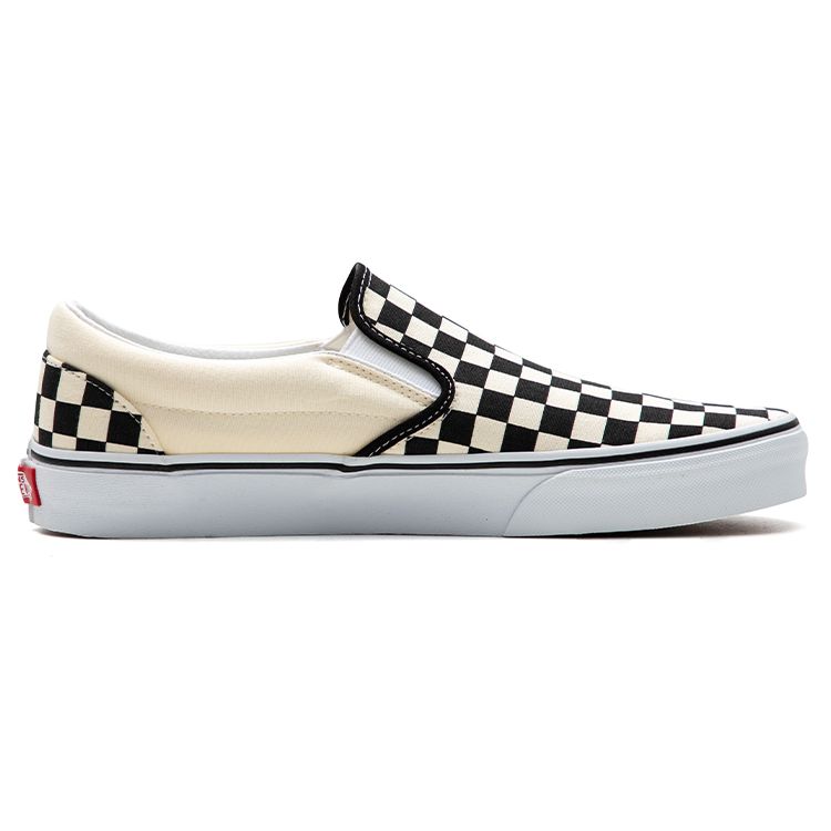 Vans Slip-On Classic Casual Checkerboard Carpet Set Low Top Skate Shoes Unisex Sneakers Black White VN000EYEBWW(S-BOX)