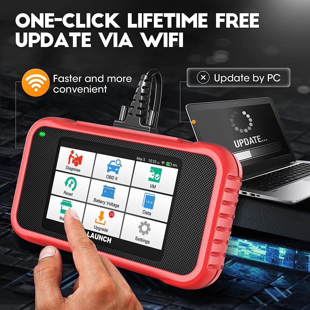 LAUNCH X431 CRP123E V2.0 OBD2 Scanner ENG ABS Airbag SRS AT Auto Diagnostic Tool 7 Reset Code Reader Automotive tools PK CRP123