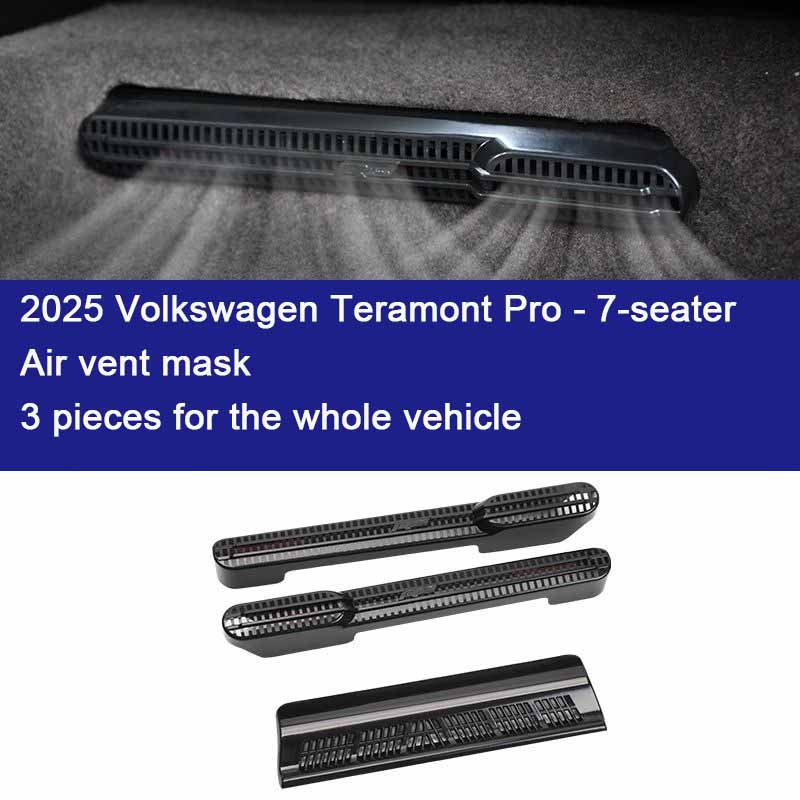 

Для Volkswagen Teramont Pro VW Atlas 2025 ~2026 Крышка воздуховода Задняя под сиденьем Вентиляционное отверстие кондиционера Защита от засорения Автоаксессуары