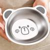 Cute Bear Design Kid Meal Bowl Anti Scalding Salad Bowl Portable Kid Dinner Bowl  Tableware