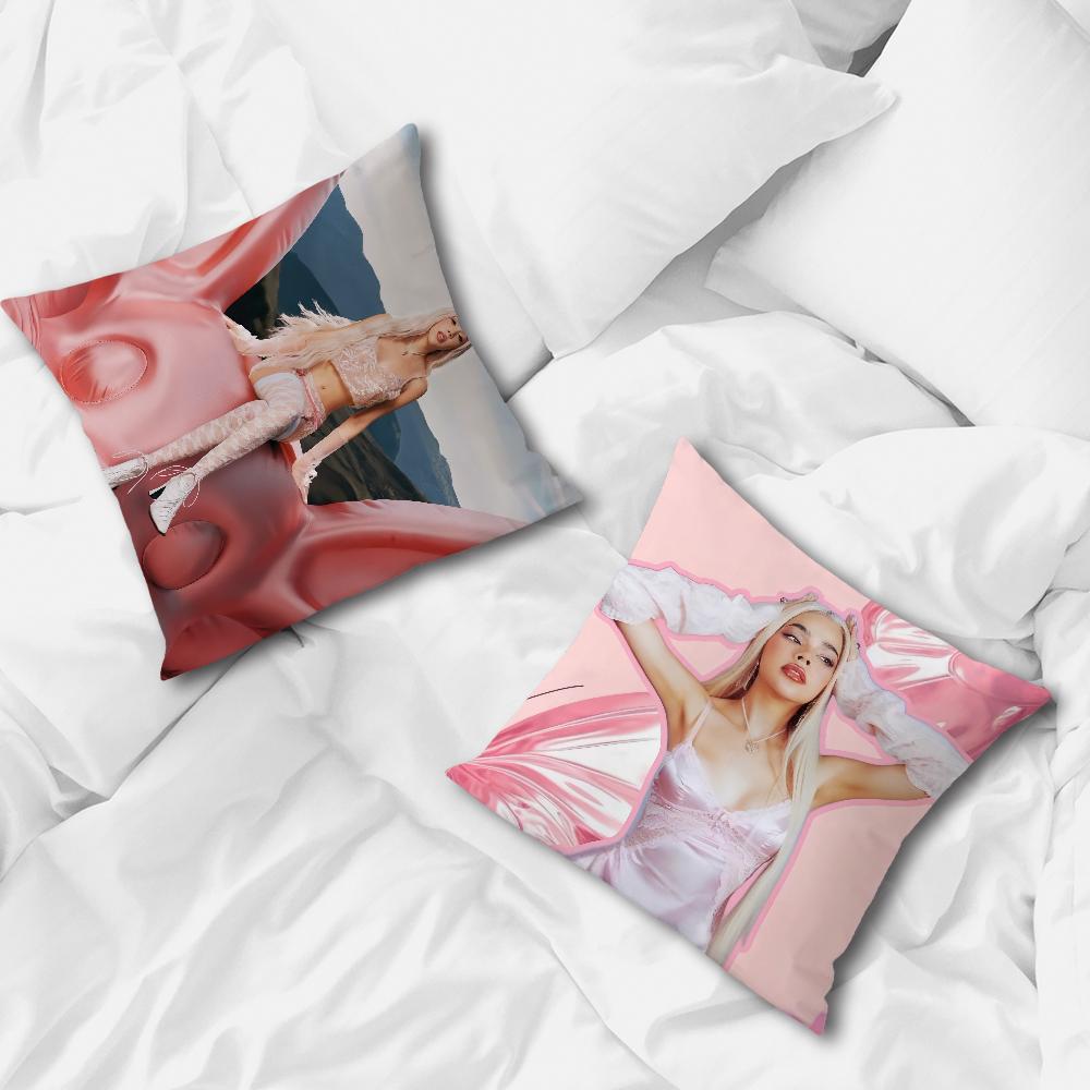 Comfortable Soft Pillow Os Case For K-Kenia Sofa Living Singer Room Pink Aura Home Office Decor And Protective Covers