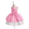 Christmas Princess Dress For Girls Children Costume Long Sleeve Sequin Wedding Evening Dresses Kids Girl Birthday Party Dresses