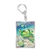 Anime Acrylic Keychain for Diancie Gardevoir Leafeon Milotic Eevee Evolutions Team Rocket Card Key Ring Self-Made Bag Pendant