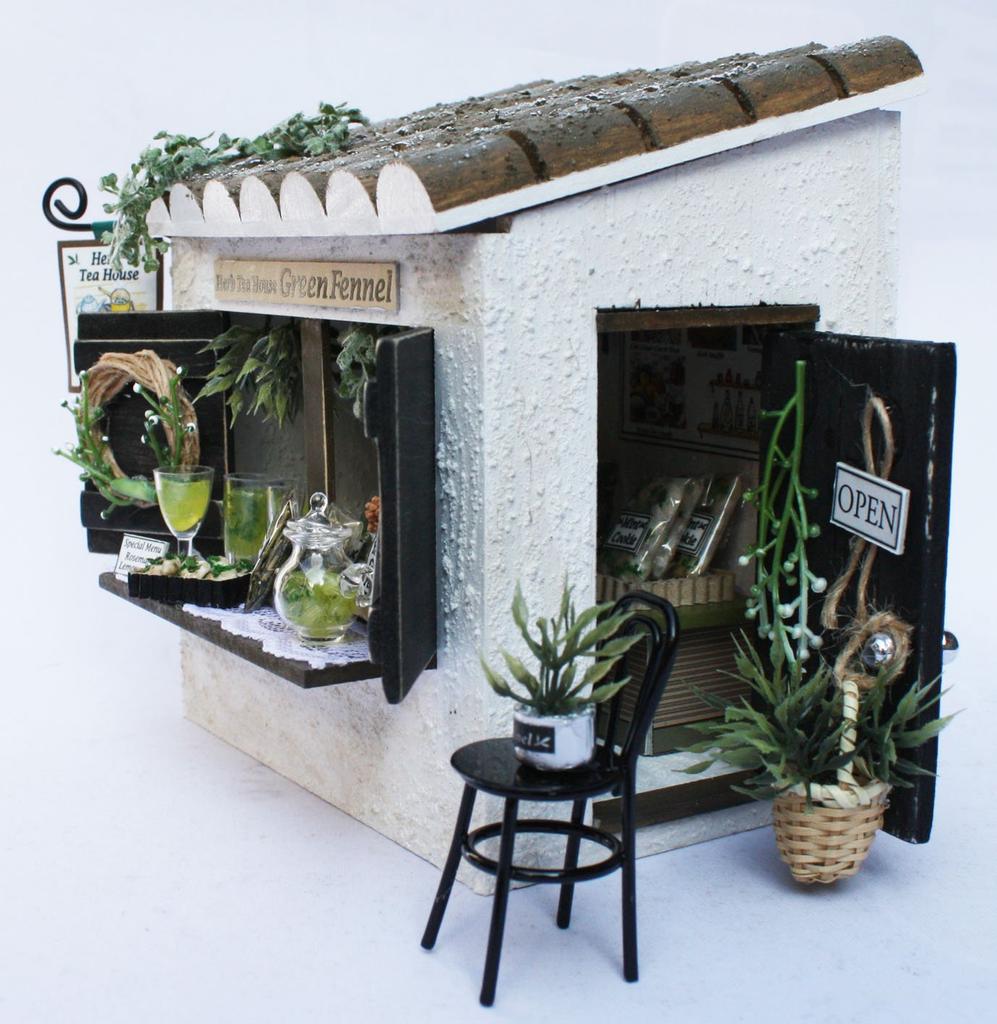 Billy Handmade Dollhouse Kit, Cottage Kit, Herbal Tea Shop 8723 [Parallel Import]