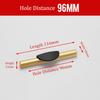 KAK Black Kitchen Cabinet Handles Gold Cupboard Door Pulls Drawer Knobs Bedroom Door Long Furniture Handle Hardware 1000mm