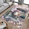 Totoro Cherry Blossom Tree Carpet For Playroom Bedroom Living Room Sofa Home Decorkids Game Area Rug Nonslip Floor Mat