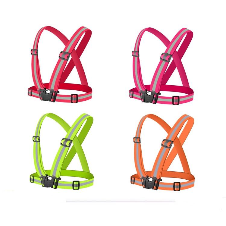 Adults Worker High Visibility Led Vest Reflective Utility Safety Cycling Running Vest