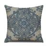 Retro Pattern Printed Cushion Pillow Cover Sofa Side Sleeping Household Products Linen Cushion Geometric Pattern