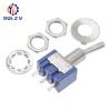 Miniature Lever Toggle Switch Single Pole Double Throw ON-OFF-ON /ON-ON 120VAC 6A 1/4 Inch Mounting MTS-102 103 202 203