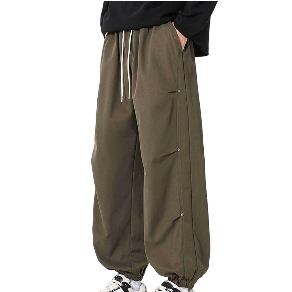 Men's Loose Fit Cuffed Cargo Pants