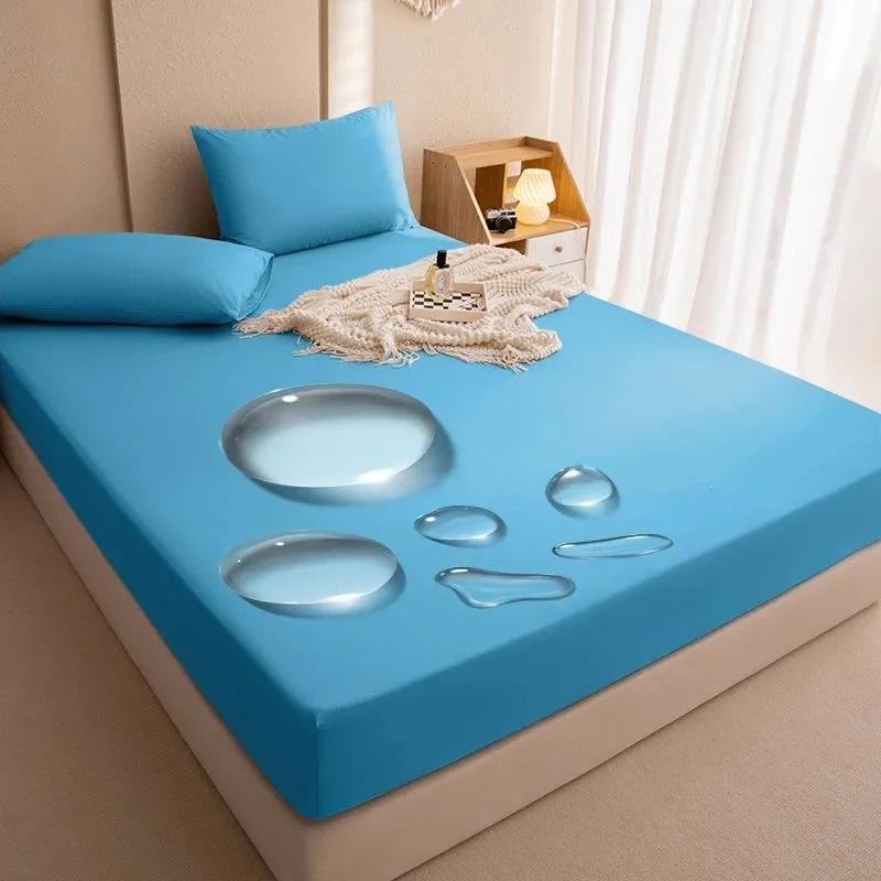  Protector de Colchón Suave Sábana Bajera Funda de Colchón Impermeable Anti Ácaros y Lavable Protector de Cama
