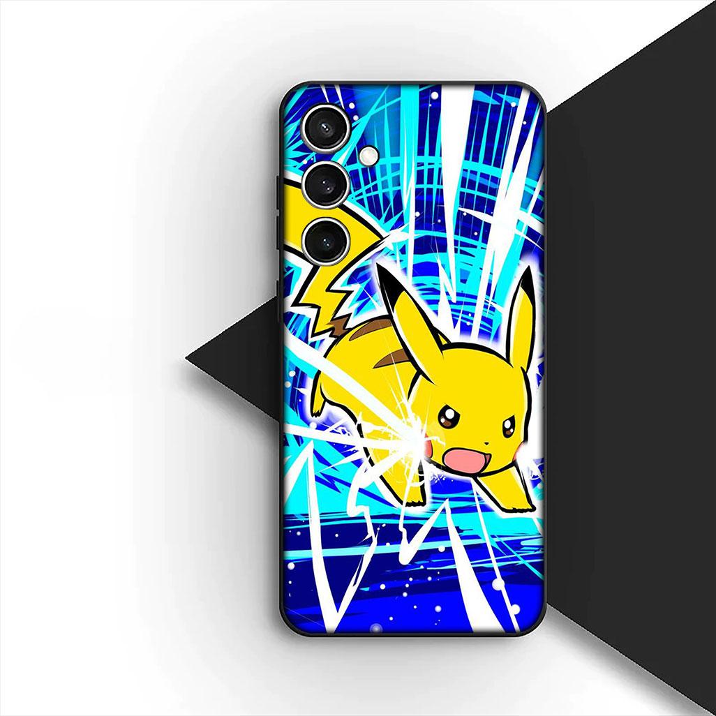 

P-Pokemons GO Gengar P-Pikachus Phone Case for Samsung Galaxy S20 S22 S21 FE Ultra Plus A07 A17 A15 A16 A25 A57 A37 Cover Galaxy A25 5G