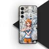 Cover for Samsung Galaxy S24 S25 S23 FE Ultra Plus S7 Edge S25+ S23+ A56 5G Casing Phone Case Wallpaper Nami One Piece Luffy