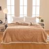 Thickened Jacquard Velvet Coral Fleece Flannel Blanket
