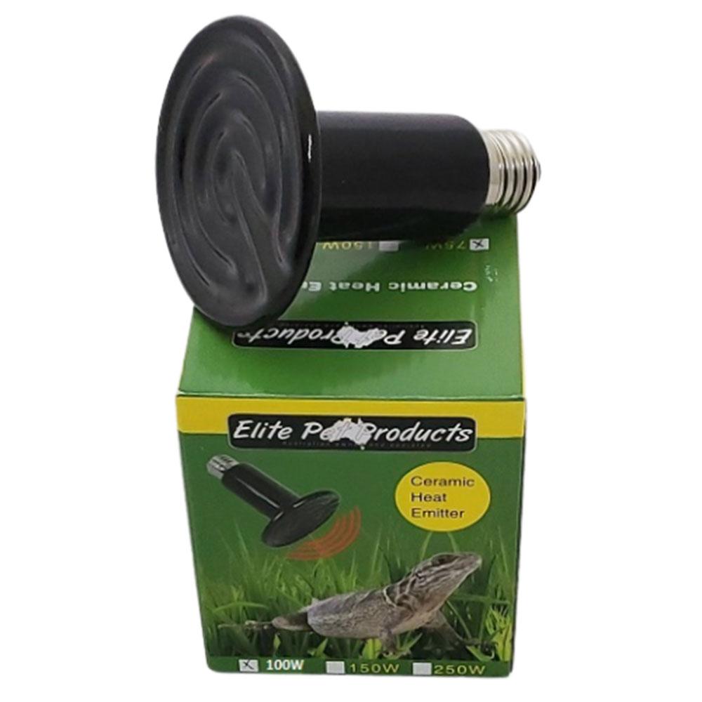 Ceramic Heat Emitter (Black) (100 Watts)