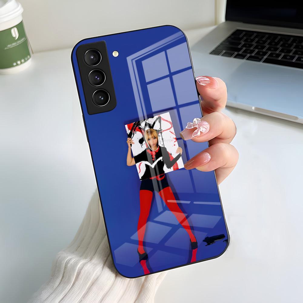 Singer Pink P-Pantheress Phone Case For Samsung A56 A36 A26 A16 A15 A25 A35 A55 A14 A34 A24 A54 Glass Case
