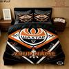 Custom Fc Shakhtar Donetsk Bedding Quilt Set Quilt Cover Pillowcase Home Decoration Birthday Gift (1 * duvet cover + 2 * pillowcase, without core)