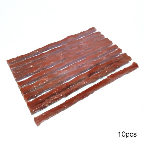 

DYS авто мотоцикл бескамерные шины ремонт прокола колеса резиновая уплотнительная лента 10pcs коричневый