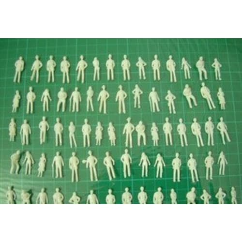 

Preiser Diorama Model People Minifigure Set of 100, Plastic Model Display, N Gauge, 1:150