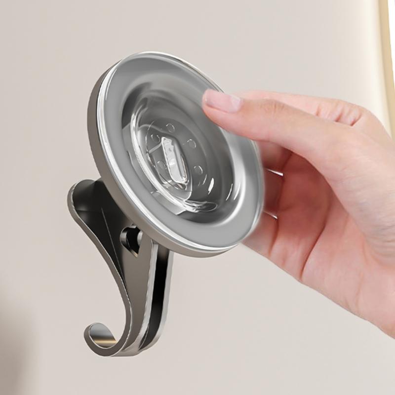 Stable Suction Cup Hook for Storage Not Drill Installation ABS Wall Hook Vacuum Suction Hook Simple Install for Home