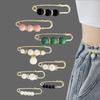 Alfinete de Aperto Pins de Lapela Alfinete de Cintura Broche Alfinete de Faixa de Cintura Clipes para Vestido Xale Conjunto de Broches para Roupa