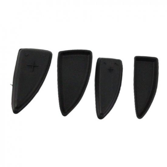 4x Interior Front and Rear Door-Switch Bezel Cap Set Black for Chevrolet Malibu