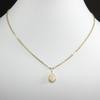 and My Jewelry K18 Natural Opal Necklace Pendant 18k Gold Pear [Your Box] (18k gold) (18k Shape) [Gift Wrapped]