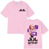 Rapper Jul Merch Tričko Unisex Dámské Oblečení Módní Hip Hop Tričko Letní Ležérní Bavlněné Krátký Rukáv Oversized Kulatý Výstřih Trička