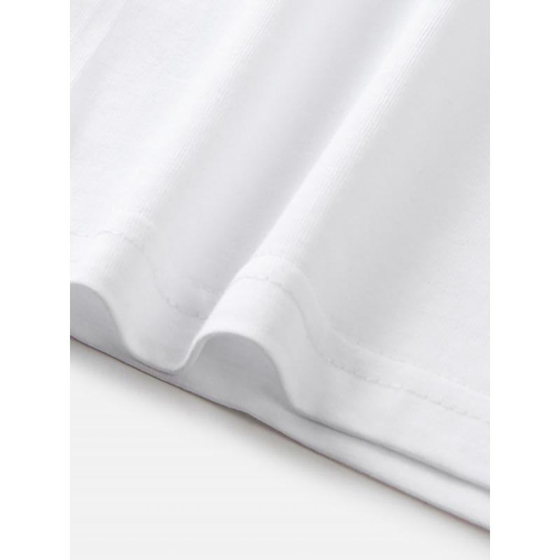 European sizes Short-Sleeved Casual T-Shirt with Floral Print