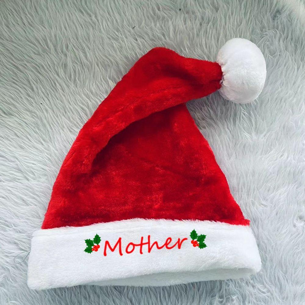 Santa Claus New Year Decoration Plush Hat Christmas Cap Christmas Hat Parent-child Christmas Hat