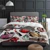 Cosmetic Perfume Lipstick Moisturizer Bedding Set 3pcs Duvet Cover Pillowcase Kids Adult Quilt Cover Double Bed Set Home Textile