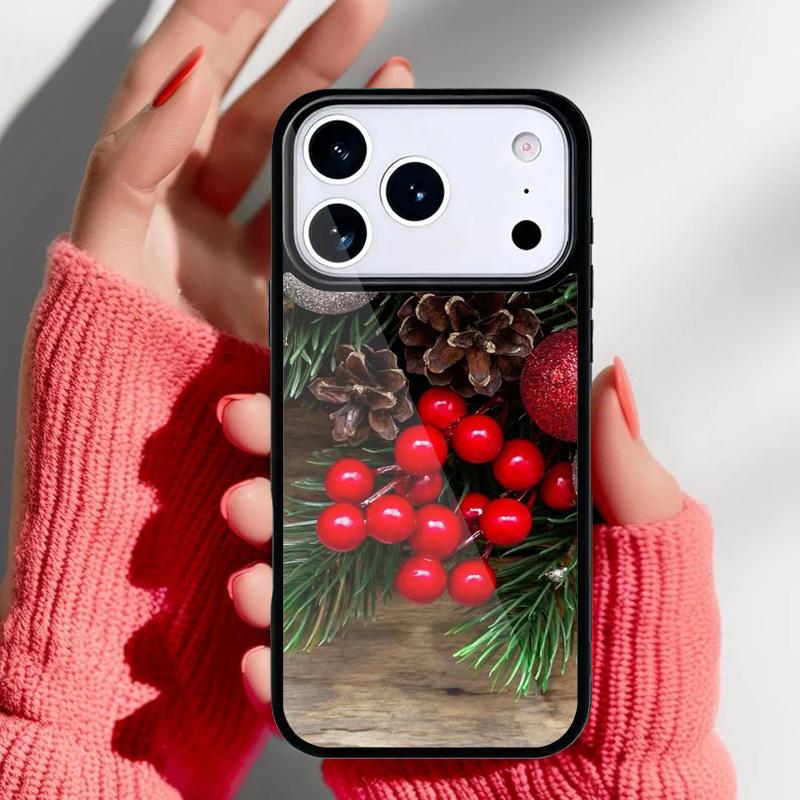 Christmas Tree New Year Art Phone Case for iPhone 17 16 15 14 13 Pro Max Back Cover for 12 11 Pro Coque